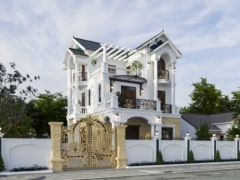 Mẫu biệt thự 3 tầng su đẹp