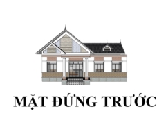 Mẫu biệt thự mái thái nội ngoại thất 8x14.5m