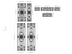 Mẫu cnc hàng rào mẫu đẹp