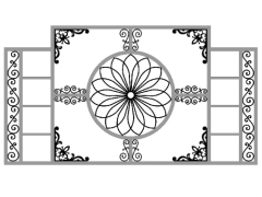 Mẫu cnc mái kính mẫu đẹp