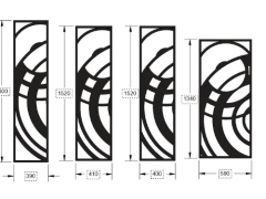 Mẫu cnc vách ngăn 4 kt