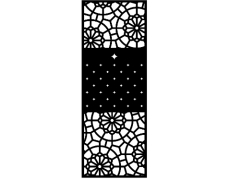 Mẫu cửa cổng 1 cánh hoa đẹp cnc