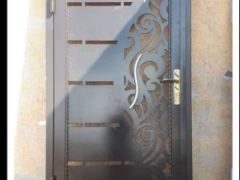Mẫu cửa sắt 1 cánh cnc với họa tiết đơn giản