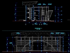 Mẫu file cad thiết kế nhà hát ngoài trời (phần kiến trúc)