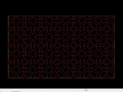 Mẫu gấm đồng tiền file cad 2d