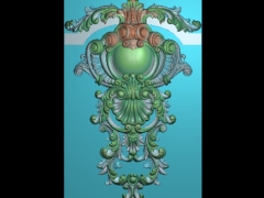 Mẫu lá tây cửa 13 cnc