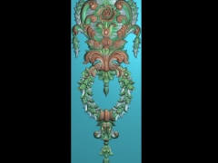 Mẫu lá tây cửa 15 cnc