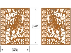 Mẫu mẫu cnc vách con ngựa đẹp