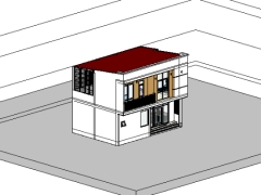 Mẫu nhà ngang kt 10x7m 2 tầng đẹp