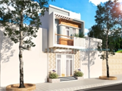 Mẫu nhà phố 2 tầng 5x21.5m