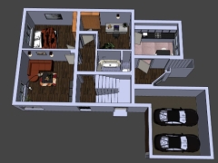 Mẫu nội thất căn hộ 1 phòng ngủ model su 