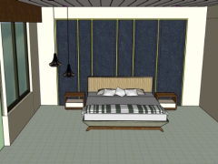 Mẫu phòng ngủ đơn giản đẹp model su