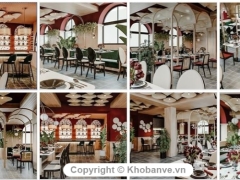 Mẫu Su dựng 3d Nhà hàng Quán ăn đầy đủ chi tiết kèm ảnh nội thất