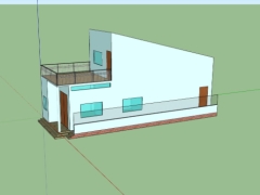 Mẫu su nhà nhà 1 tầng 1 tum đơn giản