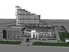 Mẫu thiết kế bệnh viện cao tầng model su