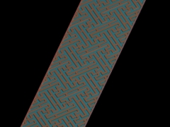 Mẫu thiết kế Chạm CNC chữ Vạn trên Jdpaint
