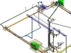 Mẫu thiết kế công trình cấp nước nhà ở sử dụng revit mep _nhà phố 1