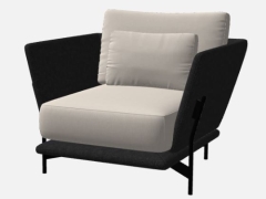 Mẫu thiết kế ghế sofa đơn file sketchup