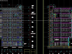 Mẫu thiết kế nhà ở 8 tầng kích thước thiết kế 8.5x14m