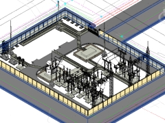 Mô hình 3D TBA 110kV