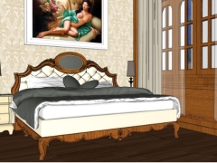 Model .skp nội thất phòng ngủ cực đẹp model 3d