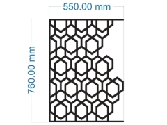 Model 2d cnc vách ngăn đơn giản dxf
