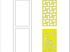 Model 2d vách trúc mới nhất cnc