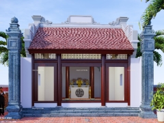 Model 3D Sketchup đền thờ thành hoàng làng + Hình ảnh demo