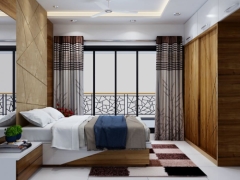 Model 3d su thiết kế nội thất phòng ngủ