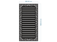 Model cnc cổng 1 cánh dxf