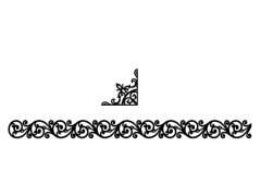 Model cnc hoa góc và diềm mái kính