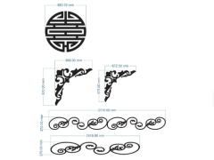 Model cnc hoa văn mái kính đẹp nhất dxf