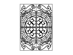 Model cnc mái kính đẹp nhất dxf