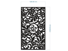 Model cnc vách ngăn chữ phát