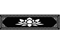 Model cnc vách sen cổng dxf