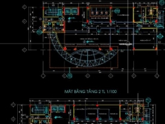 Model nhà kinh doanh thuốc 6 tầng 12x32m