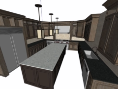 Model nội thất phòng bếp đẹp cao cấp
