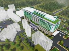 Model Revit Bệnh Viện Đa Khoa 400 Giường (9 tầng nổi - 1 tầng Hầm)
