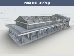 Model revit hội trường mới nhất