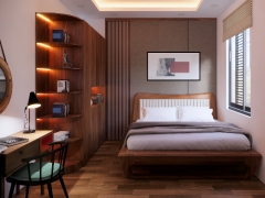 Model Sketchup nội thất phòng ngủ hiện đại, sang trọng (model su 2020)