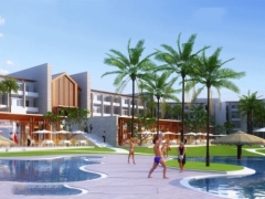 Model Sketchup thiết kế Resort Hotel Vietsovpetro khách sạn nghỉ dưỡng