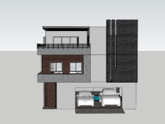 Model sketchup việt nam nhà biệt thự 3 tầng 10x15m