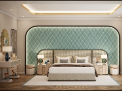 Model su 2020 - vray next 4.0 - ps nội thất phòng ngủ