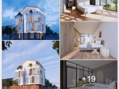 Model su dựng cảnh thiết kế nội thất căn hộ phố render bằng enscape