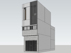 Model su nhà 3 tầng kích thước 3.5x11.2m
