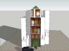 Model su nhà ở kiểu mới kết hợp làm tòa nhà