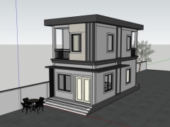 Model su nhà phố 2 tầng 4.5x9m