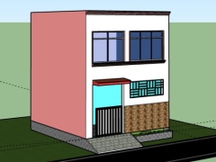 Model su nhà phố 2 tầng 6.2x7.8m đẹp
