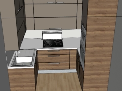 Model su nội thất phòng bếp thiết kế chuẩn đẹp