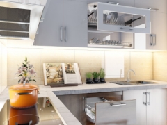 Model SU Sketchup nội thất Phòng bếp hiện đại